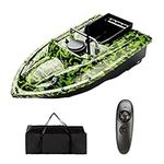 HUIOP Bait Boat for Fishing 500 Meters Range Double Motor with Night Light 12000mah Battery Storage Bag Package,Boat for Fishing