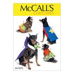 McCall Patterns M7495OSZ Pumpkin, Hero, Vampire and Dress Pet Costumes