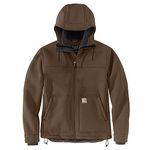 Carhartt Men's Super Dux Relaxed Fit Sherpa Lined Active Jac, COFFEE, L