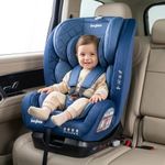 Baybee Convertible Infant Car Seat for Baby 0 to 12 Years with 3 Position Recline, Headrest Height Adjustable | ECE R44/04 Safety Certified | Travel Baby Car Seat for Toddlers Kids (Blue)