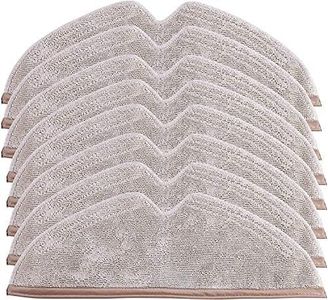 Replacement Spare Microfiber Mop Cloth Pad Compatible with Roborock Q7 Q8 S5 Max, Q5 Pro, E4, E5, S5, S6, S6 Pure MaxV, Q5, Q5 Pro+, Q7 and Q8 Max+ Vacuum Robots 8 Pcs Refill Kit