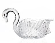 Godinger Shannon Crystal Swan Serving Bowl Centerpiece