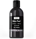 Nicpro Black Fabric Paint, 8.45 oz 