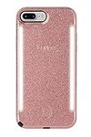 LuMee Duo Phone Case, Rose Glitter 