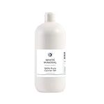 Mystic Moments | White Mineral Carrier Oil 1 Litre - Pure & Natural Oil Perfect for Hair, Face, Nails, Aromatherapy, Massage and Oil Dilution Vegan GMO Free