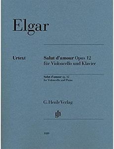 SALUT D'AMOUR OP. 12 POUR VIOLONCELLE ET PIANO (English, German and French Edition)