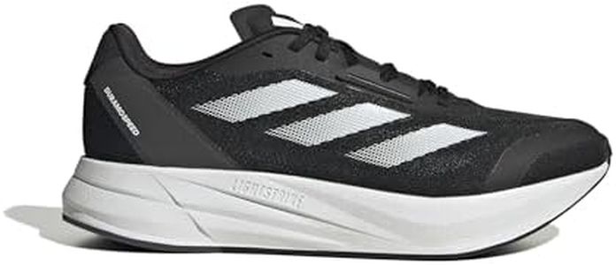 adidas Men's Performance Duramo Speed Running Shoes, Black/White, US 8