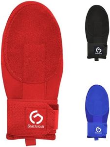 Gracfulcub Baseball Sliding Mitt, Sliding Glove Softball Guard, Ergonomic Design Baseball Protect Fingers for Base Running (Red, Adult)