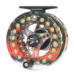 Maxcatch ECO Large Arbor Fly Fishing Reel (3/4wt 5/6wt 7/8wt) and Pre-Loaded Fly Reel with Line Combo (Fly Reel Loaded Fly Line Brook Trout, 7/8 Weight)