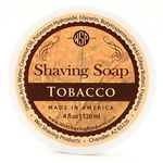 WSP Rustic Shaving Soap 4.4 Oz in Tin Artisan Made in America Using Vegan Natural Ingredients (Tobacco)