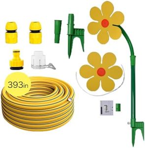 AdayPeace Crazy Daisy Sprinkler Dog Outdoor Water Play Sprinkler for Kids Activities Toys Splash Fun in The Yard Toddlers Sprinklers Kids Garden Hose for Kids Backyard Trampoline Water Play Sprinkler