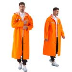 Pahajim Poncho Waterproof Adult Multifunctional with Reflective Lightweight Reusable Hiking Raincoat Jacket Portable Resistant Poncho Adult with Drawstring Hood and Sleeves for Outdoors
