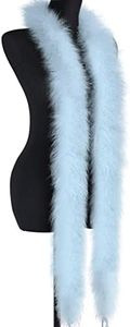 2m Plume Boas Naturel Plume Écharpe Moelleux Plume Boas Déguisement Accessoires de Fête pour La Fête de Mariage Cosplay Costume de Danse