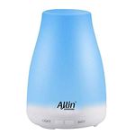 Allin Exporters Plastic Aromatherapy Diffuser Essential Oil 4 In 1 To Purify, Ionize, Humidify&Spread Aroma Ultrasonic Humidifier Cool Mist With 7 Different Color Changing Led Lights (Dt-1508-C)