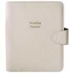 Linen Wedding Planning Book and Organizer (360 pages) w/Box - LGBTQ+ Friendly Wedding Planner Book and Organizer for the Bride or Groom - Wedding Book Planner and Organizer - Wedding Planner for Bride