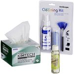 AmScope - Microscope and Camera Lens Cleaning Kit for Lenses, Displays, TV or Computer Screens - CLS-CKI-Kim