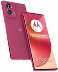 Motorola Moto Edge50 Fusion Smartphone (6.7 Inch FHD+ POLED Display, 50 MP Camera, 8/256 GB, 5000 mAh, Includes 68 W Charger, Android 14) Hot Pink, Includes Protective Cover and Mobile Phone Holder