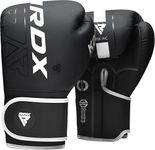 RDX Boxing Gloves, Training Sparring, Maya Hide Leather, Muay Thai MMA Kickboxing, Men Women Adult, Heavy Punching Bag Focus Mitts Pads Workout, Ventilated Palm, Multi Layered, 8 10 12 14 16 Oz