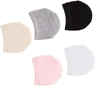 EXCEART 5 Pairs Toe Topper Doublure Moitié Chaussettes Sans Soudure Femmes Bout Couverture Invisible Bateau Chaussettes No Show Liner Chaussette Respirant Non- Slip Coton Chaussette pour