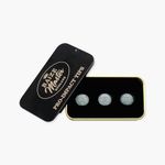 BAIZE MASTER PRO-IMPACT Hybrid Leather Snooker and Pool Cue Tips 10mm – Box of 3 Tips (Medium)