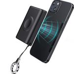 Aukvite Wireless Charger for Apple Watch 9, 3000mAh Portable Magnetic Charger for iwatch 9/8/7/SE/6/5/4/3 series and Phone Power Bank Battery Pack for Phone 15/14/13, Watch Charger USB C with Keychain