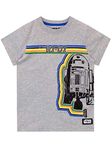 Star Wars Boys R2-D2 T-Shirt Grey Size 4