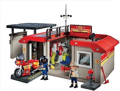 PLAYMOBIL Take Along Fire Station Playset