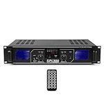 Skytec SPL-2000 Stereo Power Amplifier Home HiFi 19 Inch Rack Mount PA DJ Amp with 2000W