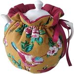 Tea Cosy, Cotton Vintage Floral Teapot Dust Cover Tea Cozies, Kitchen Home Decorative Tea Pots Cozy with Insulation Pad for Housewife, Friend, Mom