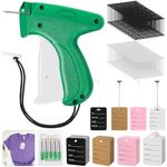 Tagging Gun for Clothing, 3430 Price Tag Attacher Gun Kit with 400 Clothing Labels, 3024 pcs Barbs Fasteners and 6 Needles Retail Tagging Gun for Shops, Boutiques, Warehouse and Yard Sale Hang Tag Gun