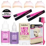 Wig Glue for Front Lace Wig Lace Front Glue Waterproof Lace Wig Kit Lace Front Wigs for Beginners Wig Installation Kit lace Front Wigs Human Hair Glue