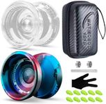 WATIEOBOOYOYO P02+M18 YoYo Perfect Set, Dual Mode yoyo (Professional Responsive and Non-Responsive), Suitable for Yo-yo Beginners Kids and Adult Professional Players, yoyo Tricks Performance