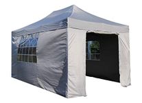 All Seasons Gazebos Heavy Duty, 100% waterproof, 3x4.5m Pop up Gazebo with 4 x fully waterproof Superior Side Walls. 17 Colours ava