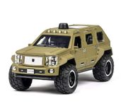 NISHCHAY 1:24 Big Mercdes Amg G500 Diecast Metal Pullback Car With Openable Doors,Light Music Exclusive Alloy Metal Pull Back Die-Cast Car Vehicle for Kids Toys & Gift (1/24 Big G-PATTON - ARMY GREEN)