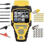 Klein Tools VDV501-770 Cable Tester Set, Scout Pro Max Ethernet, Coax/Video, Phone, (RJ11/RJ12/RJ45) F-Connector Cables, Test-n-Map Remotes