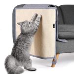 NATUYA Furniture Protectors from Cats-Cat Furniture Protector-Cat Scratch Deterrent Cushion-Stretchable Anti-Scratch Sofa Cushion (Light Gray, Right)…