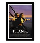 GRAY WALL - Hollywood Movies Frame Titanic Movie Framed Poster For Room & Office (10 Inch X 13 Inch, Framed)