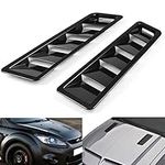 Car hood vent louvers Cold Air Flow