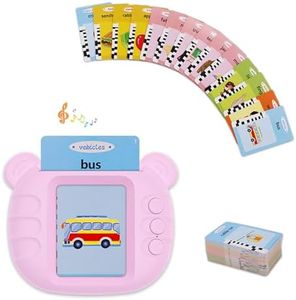 PUPTALWORD Toddler Toys Talking Flash Cards for 2 3 4 5 6 Year Old Boys and Girls, in Educational Flash Cards, Learning Educational Montessori Speech Therapy 224 Sight Words Kids Gifts