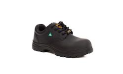 Tiger King Michigan Men’s Premium CSA Approved Safety Shoes: Composite Toe, Slip, Heat and Puncture Resistant with Electrical Hazard Protection, Size 12, X-Wide Charcoal Black