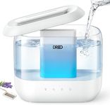 DREO Humidifier for Bedroom Baby, 4L Cool Mist Supersized Humidifiers for Home, 28 dB Quiet Air Humidifier for Room, Oil Diffuser, 36H Runtime, Night Light, Top-Fill, Easy to Clean & Fill, White