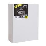 Darice 30017639 Stretched Canvas Studio 71, 7Piece, 11 by 14", Stretched Canvas Value Pack