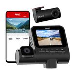 Dylect® Sense 4K Ultra 3 Channel Dash Cam with Sony STARVIS 2, 4K Front + 1080p Rear + Cabin, GPS, Night Vision, Wi-Fi, 140° Wide Angle, Loop Recording, 2.4” IPS, Supports 1TB