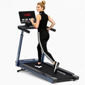 AI-Adaptive Smart Home Treadmill - Auto Speed & Incline Adjustment, Smart Heart Rate Control, Real-Time AI Running Coach, 5.0HP Motor, 440lb Capacity, No Subscription Required, Blue