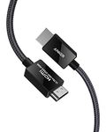 Anker 8K@60Hz HDMI Cable, Ultra High Speed 4K@120Hz 48Gbps 6.6 ft Ultra HD HDMI to HDMI Cord, Support Dynamic HDR, eARC, Dolby Atmos, Compatible with PlayStation 5, Xbox Series X, and More