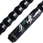 AB Earth 2-Piece 58" Pool Cue/Pool Stick Ergonomic Design Hardwood Canadian Maple 13mm Tip 18-21oz Billiard Cue B1S, Black Dragon 21oz