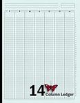 14 Column Ledger sheets: Account ledger Record book 14 column,120 Pages, Size 8.5"X11"( Volume-2)