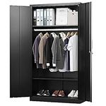 Letaya Metal Wardrobe Cabinets with