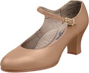 Capezio 2" Student Footlight Character Shoe, Caramel, 7.5 W