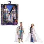 Mattel Disney’s Wish 2-Doll Set, King Magnifico & Queen Amaya Posable Fashion Dolls with Removable Outfits & Accessories, HRC18